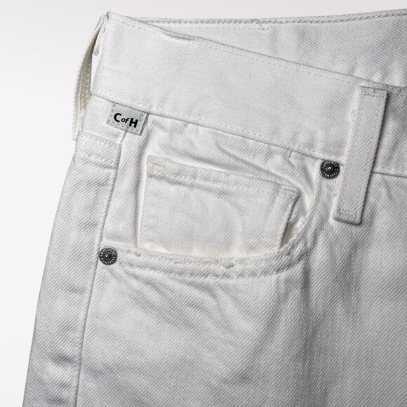 Citizens Of Humanity Emerson Boyfriend Jeans White Denim Size 25 - Picture 4 of 10